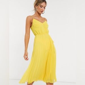 ASOS Design yellow dress